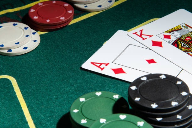 Live-dealer blackjack table on grandbet88 gacor with dealer and player cards visible